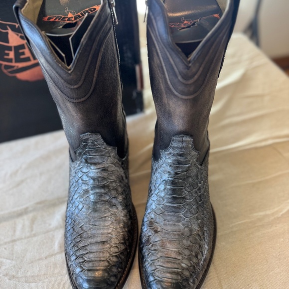 Freebird Alamo Black Python Men's - Picture 7 of 9